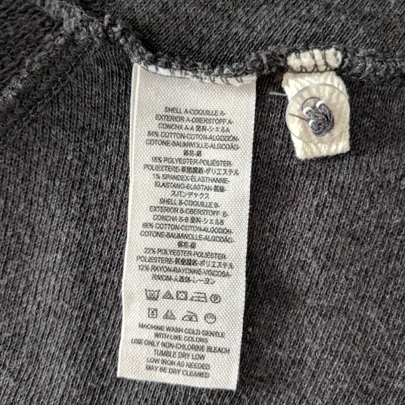 Free People Knit Zip Up Hooded Sweater Size Small - Picture 5 of 6